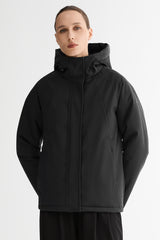 Lightweight Cropped Everyday Parka Jacket orolay #color_black