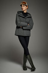 Lightweight Cropped Everyday Parka Jacket orolay #color_gray