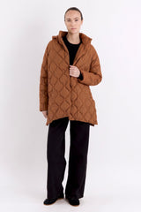 Orolay-Lightweight Long-Sleeve Puffer Jacket-#color_coffee