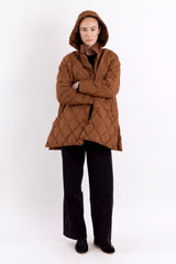 Orolay-Lightweight Long-Sleeve Puffer Jacket-#color_coffee