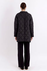 Orolay-Lightweight Long-Sleeve Puffer Jacket-#color_Black