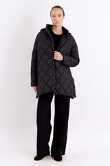 Orolay-Lightweight Long-Sleeve Puffer Jacket-#color_Black