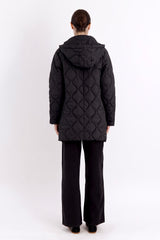 Orolay-Lightweight Long-Sleeve Puffer Jacket-#color_Black