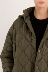 Oversized Quilted Lightweight Down Puffer Jacket