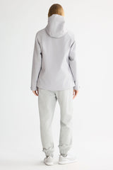 OROLAY Zip Up Rain Jacket Lightweight Hooded Windbreaker #color_gray