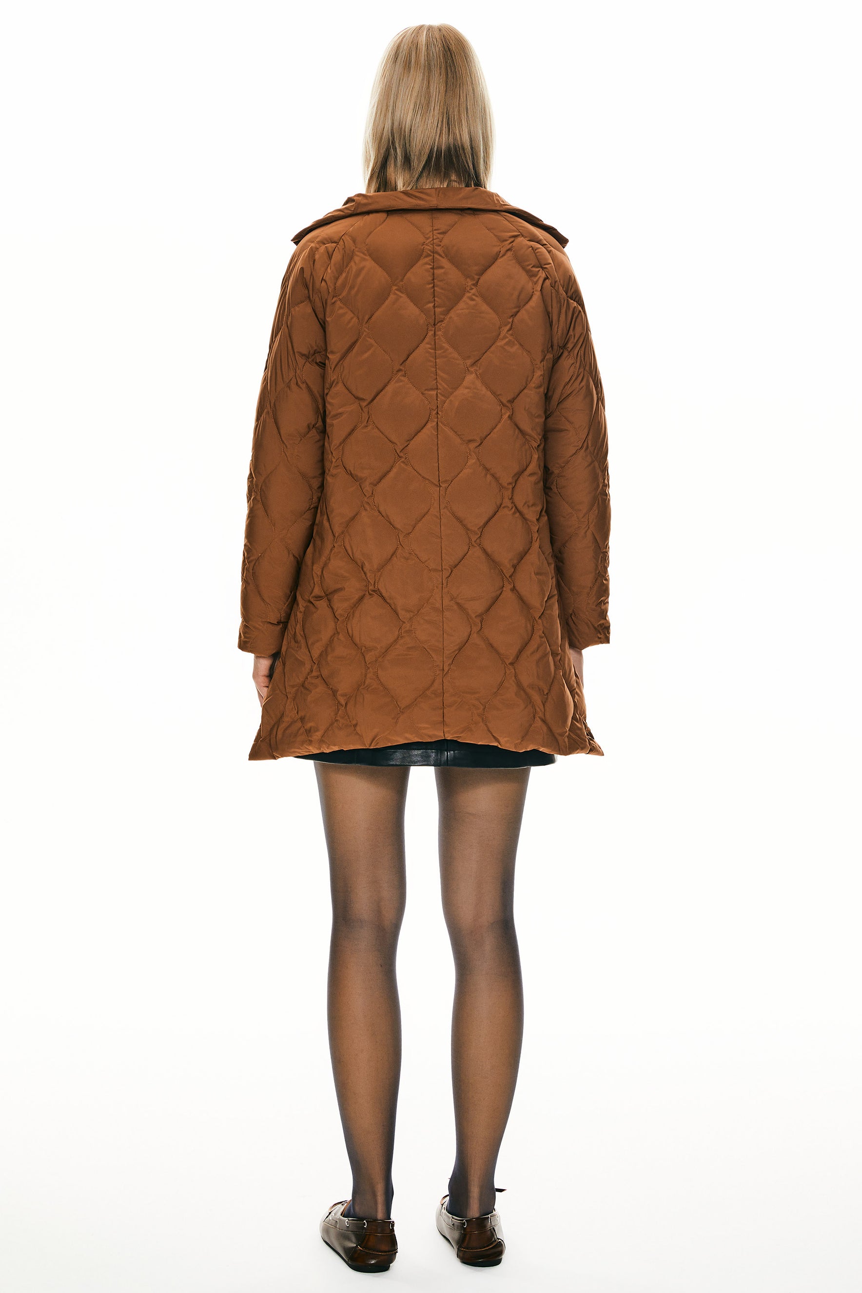 OPRAH WOMEN'S CONVERTIBLE DOWN PUFFER WITH REMOVABLE SLEEVES