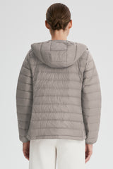 Orolay-Lightweight Packable Down Jacket with Stand Collar-#color_gray