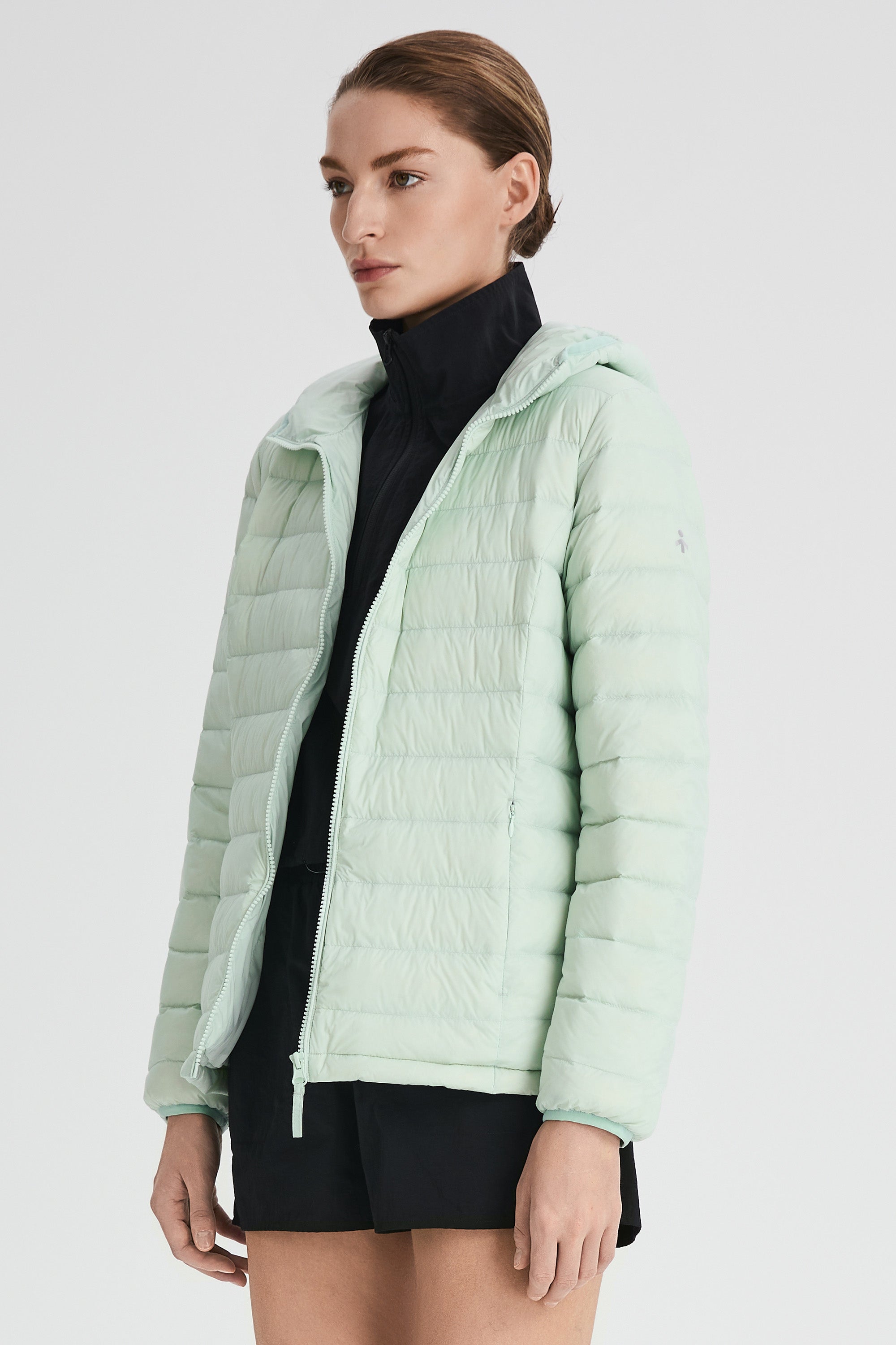Orolay-Lightweight Packable Down Jacket with Stand Collar-#color_light green