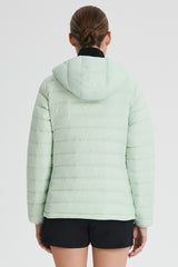 Orolay-Lightweight Packable Down Jacket with Stand Collar-#color_light green