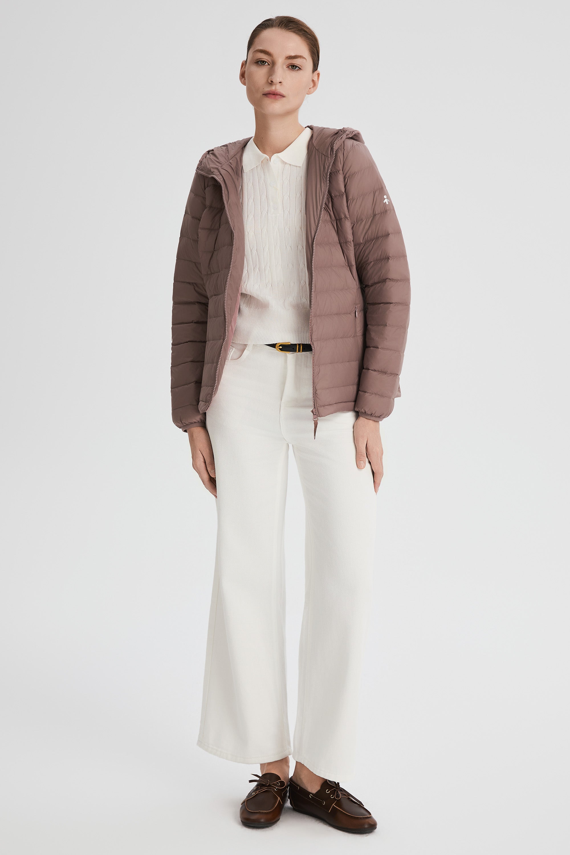Orolay-Lightweight Packable Down Jacket with Stand Collar-#color_pink