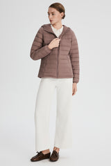Orolay-Lightweight Packable Down Jacket with Stand Collar-#color_pink
