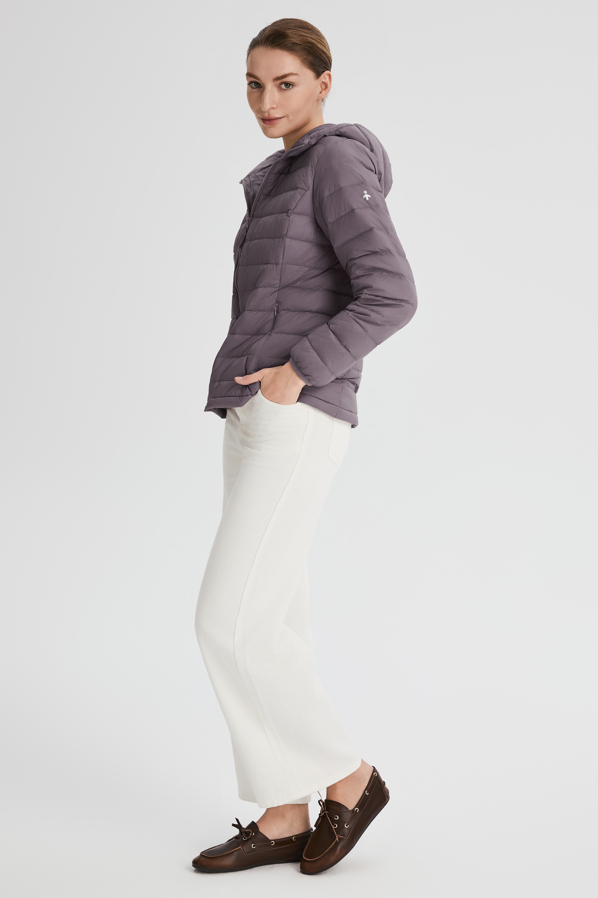 Orolay-Lightweight Packable Down Jacket with Stand Collar-#color_purple