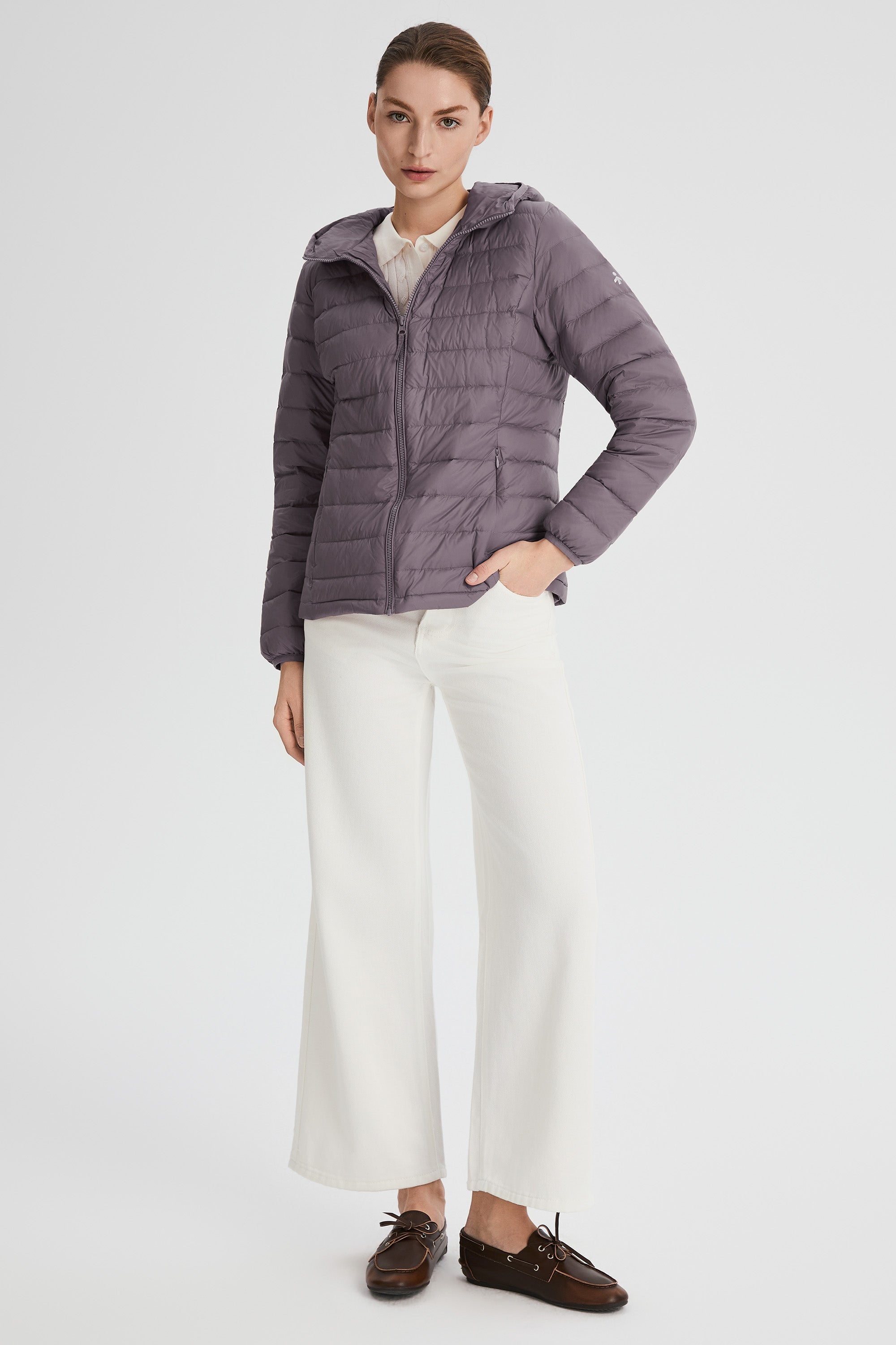 Orolay-Lightweight Packable Down Jacket with Stand Collar-#color_purple