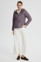 Orolay-Lightweight Packable Down Jacket with Stand Collar-#color_purple