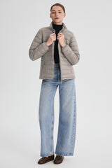Orolay-Lightweight Packable Down Jacket with Stand Collar-#color_gray