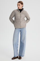 Orolay-Lightweight Packable Down Jacket with Stand Collar-#color_gray
