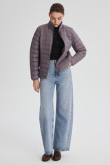 Orolay-Lightweight Packable Down Jacket with Stand Collar-#color_purple