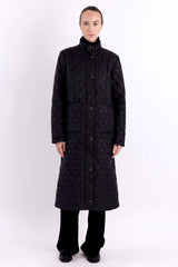 BarnForm Long Lightweight Trench Jacket #color_black