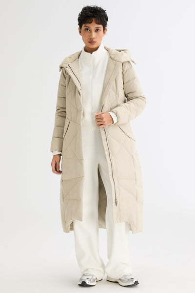 Orolay Women's Long Maxi Down Coat with hood