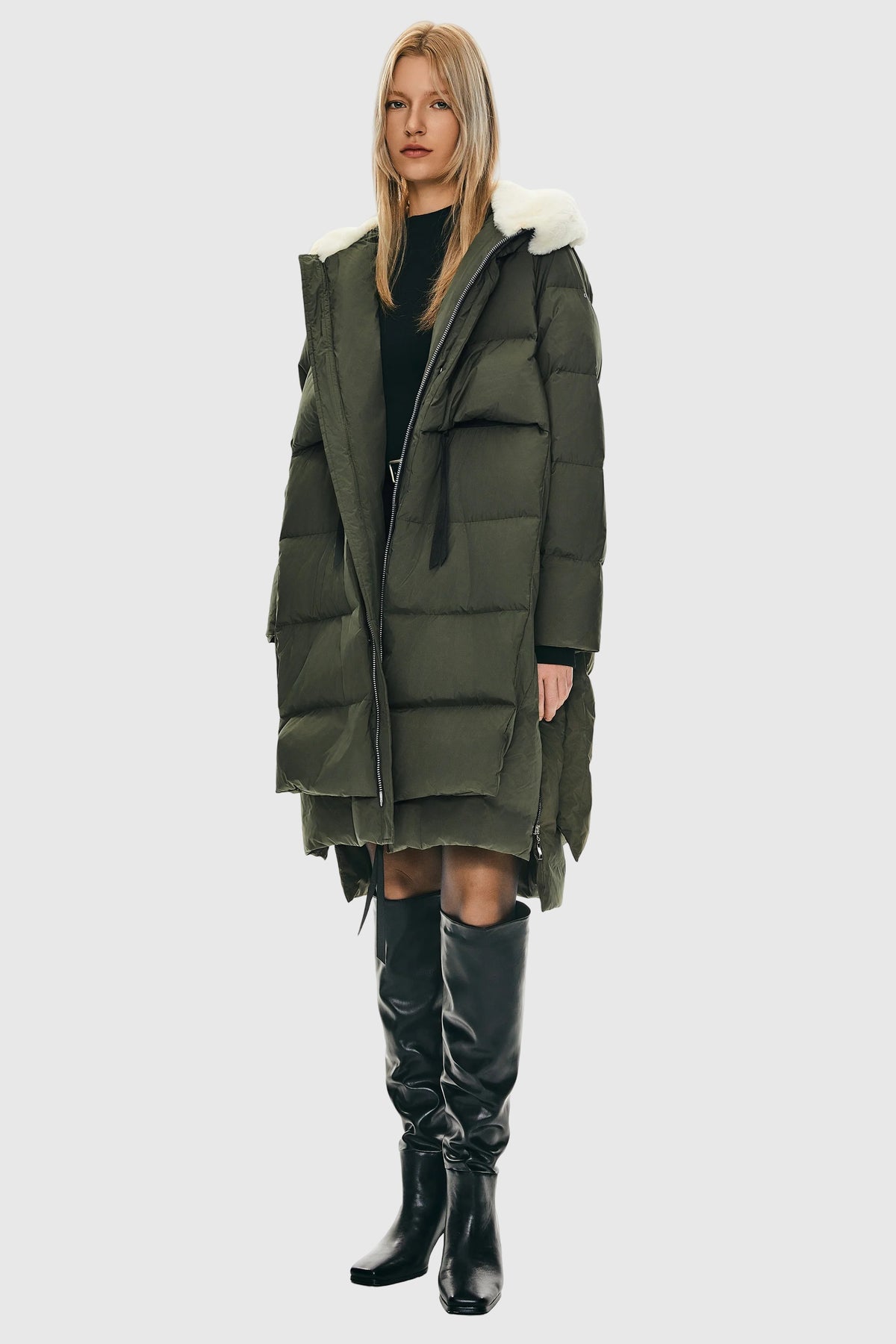 092 Universe® Long Winter Down Puffer Jacket