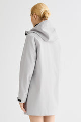 Mid-Length Waterproof Trench Jacket orolay #color_gray