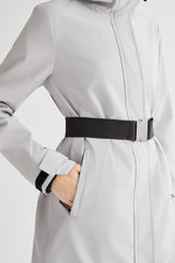 Mid-Length Waterproof Trench Jacket orolay #color_gray