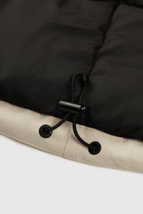 Mid-Length Windproof Parka Coat #color_beige