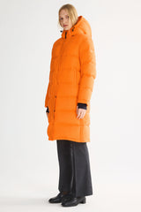 Orolay-Aurora Long Detachable Hooded Down Parka-#color_Bright Marigold