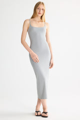 Orolay Original Contour Maxi Cami Dress #color_Quiet Gray