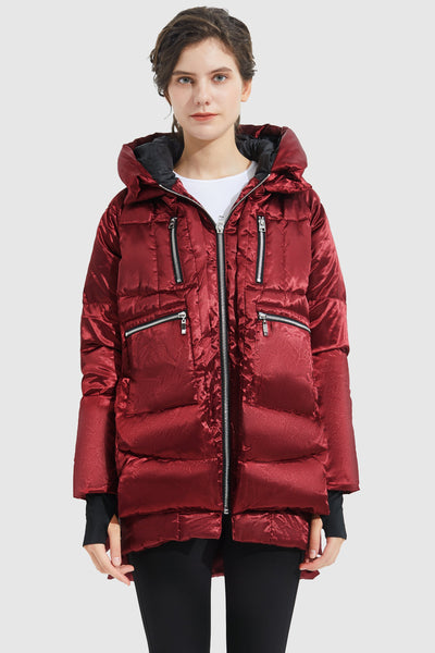 Orolay Women's Shiny Puffer Down Coat