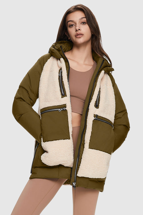 Giacca Parka Donna Orolay Con Fodera In Pile - Impermeabile, Calda E Regolabile | Per Outdoor E Inverno - Foto 4