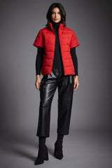 Orolay-Warm Lightweight Insulated Vest-#color_Fiery Red