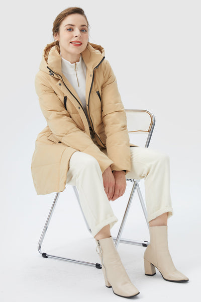 Orolay Women s Waterproof Thickened Down Jacket with Hood