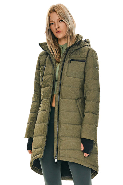 Orolay Women's Slant Pocket Zip up Puffer Down Coat