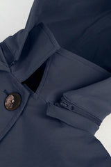 Orolay-Single-Breasted Trench-#color_navy