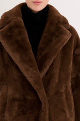 Orolay-Long Teddy Coat-#color_coffee