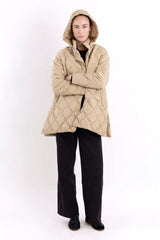 Orolay-Lightweight Long-Sleeve Puffer Jacket-#color_khaki