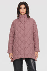 Orolay-Lightweight Long-Sleeve Puffer Jacket-#color_pink
