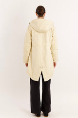 Parka-Drawstring Waist Fleece - Lined Parka - Orolay, #color_tan