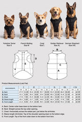 Puff-O Pet Puffer Jacket #color_black,coffee,Bright Marigold