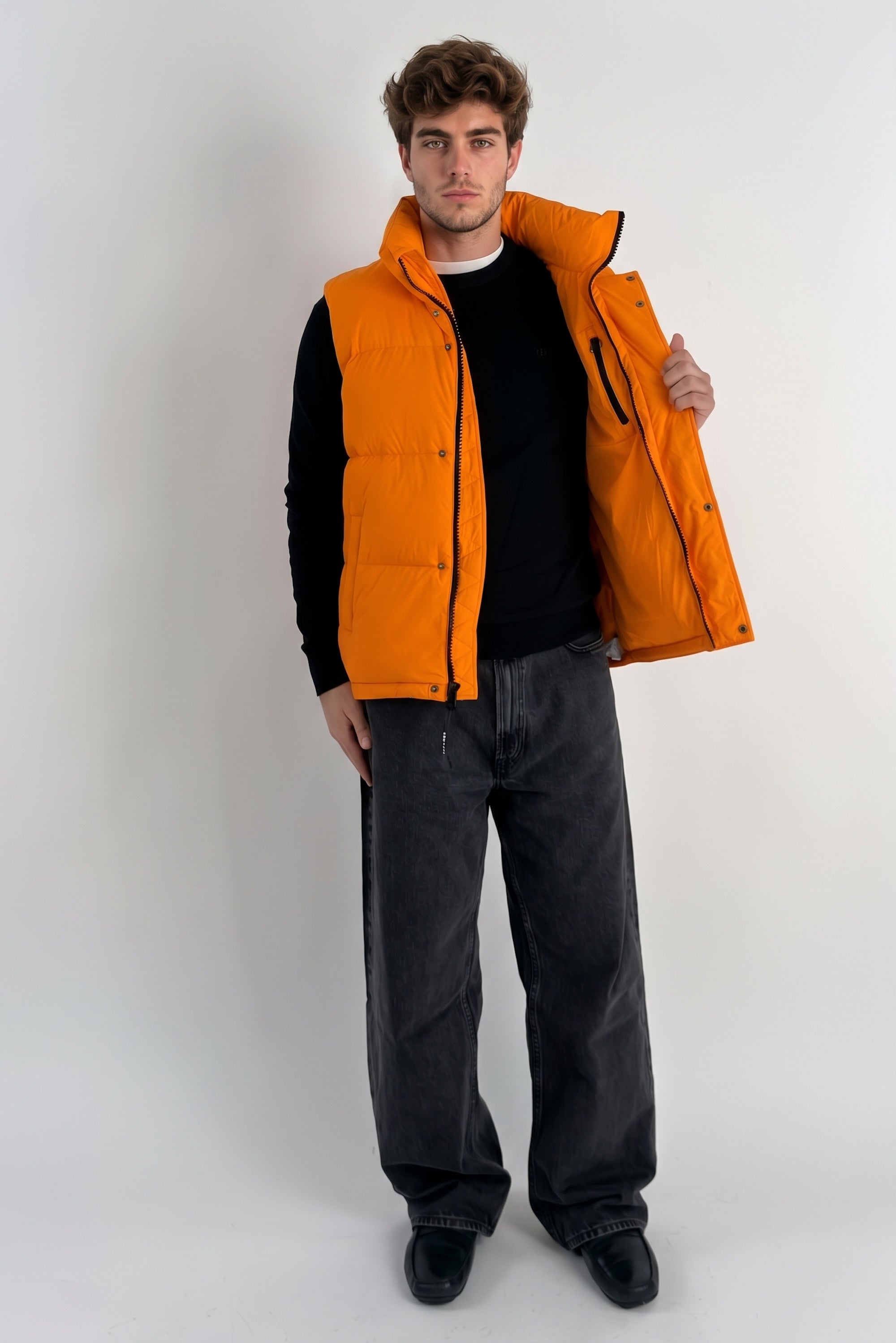 Puff-O® Men Down Puffer Vest orolay #color_orange