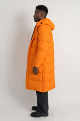 Puff-O® Men Long Down Puffer Jacket #color_orange