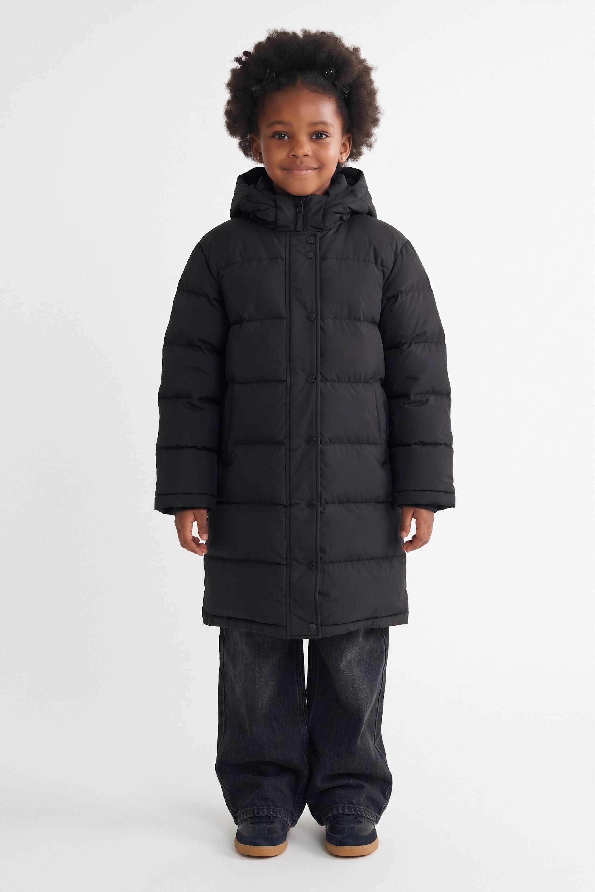 Puff-O® Kid Long Down Jacket orolay #color_black