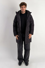 Puff-O® Men Mid-Length Down Puffer Jacket #color_black