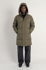 Puff-O® Men Mid-Length Down Puffer Jacket #color_olive