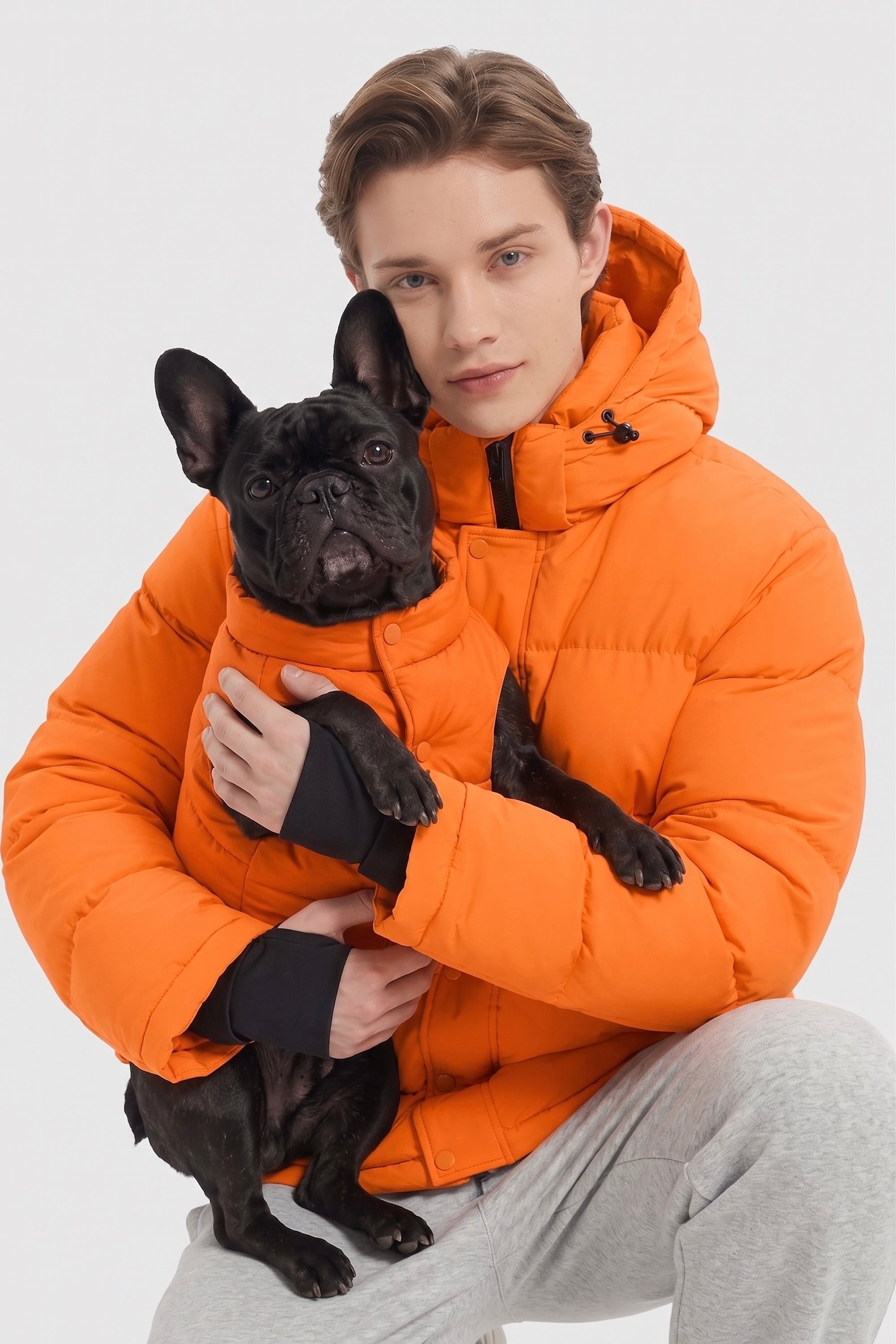Puff-O Pet Puffer Jacket #color_Bright Marigold