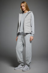 Orolay Quilted Vest with SLim-Fit Waist Design #color_gray