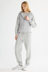 Orolay Quilted Vest with SLim-Fit Waist Design #color_gray