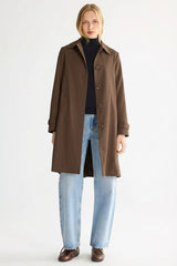 Orolay-Single-Breasted Trench-#color_coffee