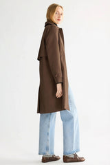 Orolay-Single-Breasted Trench-#color_coffee